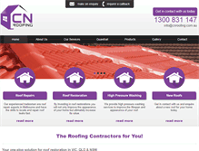 Tablet Screenshot of cnroofing.com.au